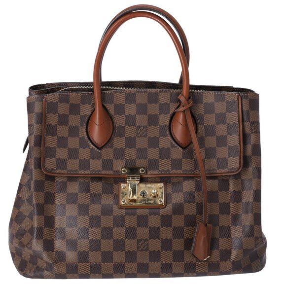 Louis Vuitton Ascot Damier Ebene Handbag N41273 Canvas - Picture 1 of 8